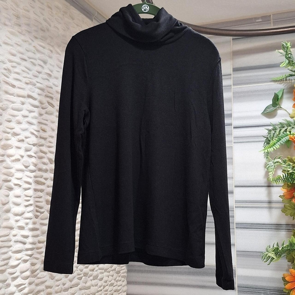 Banana Republic Black Turtleneck Top